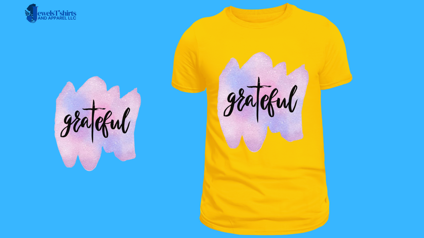 "Grateful" DTF Designs for T-shirt