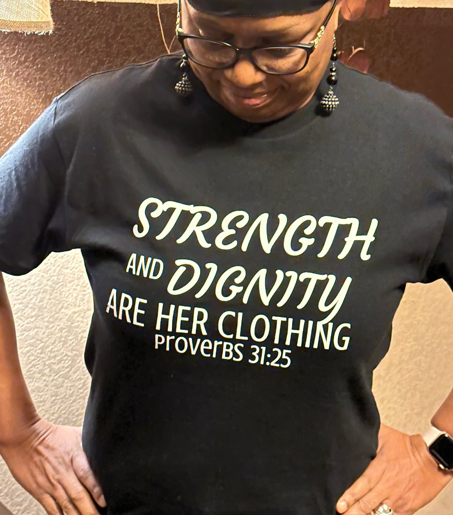 Unisex Long or Short Sleeve T’shirts “Strength and Dignity “