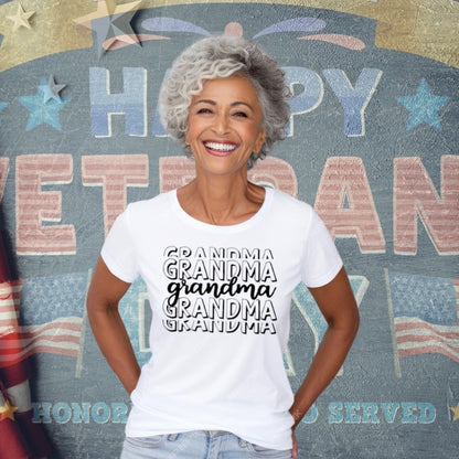 Veteran Grandpa/Grandma Tee design