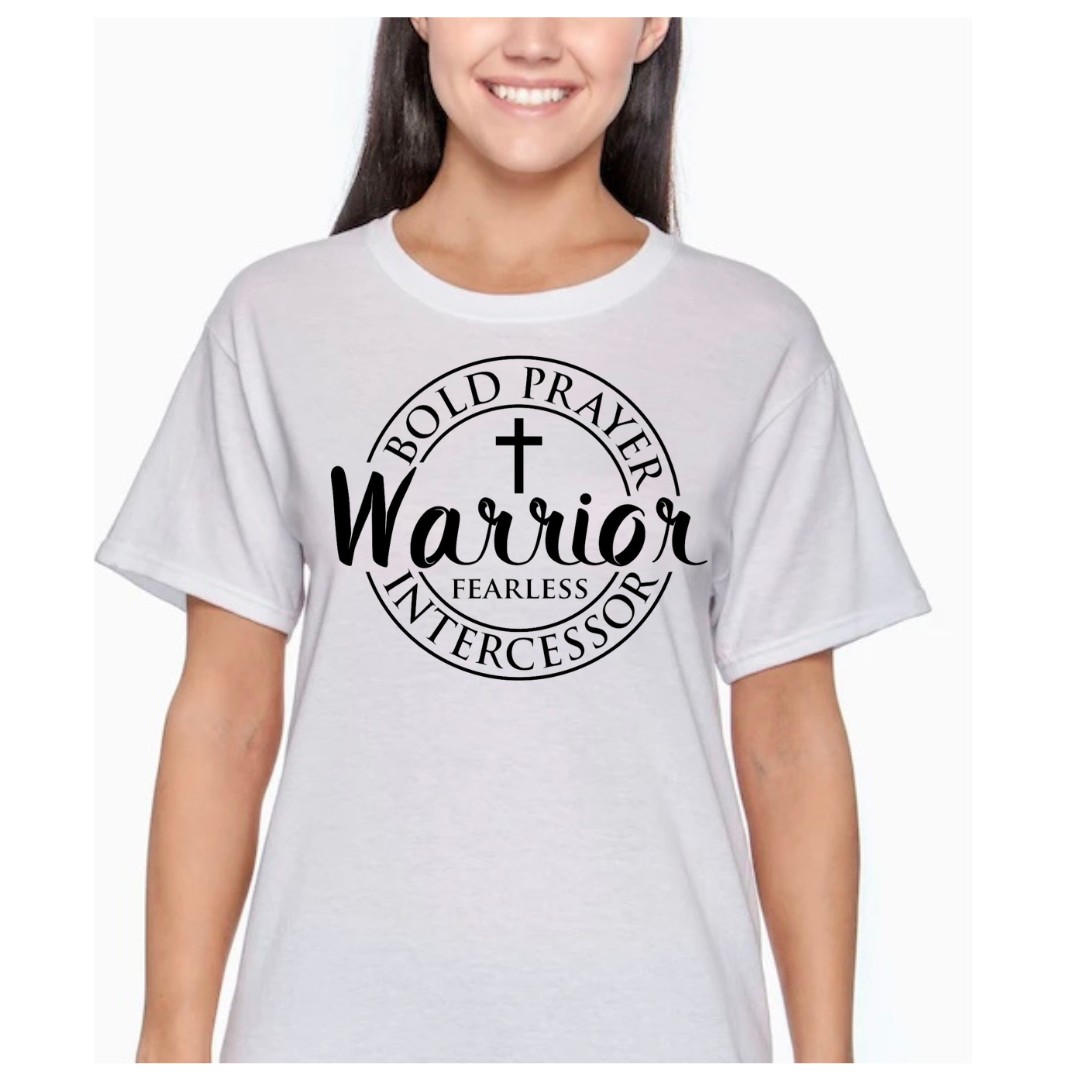 Unisex Short Sleeve or Long Sleeve T’shirts “ Bold Prayer Warrior “