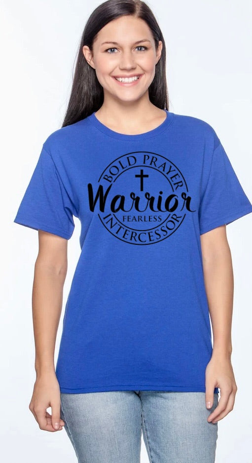 Unisex Short Sleeve or Long Sleeve T’shirts “ Bold Prayer Warrior “